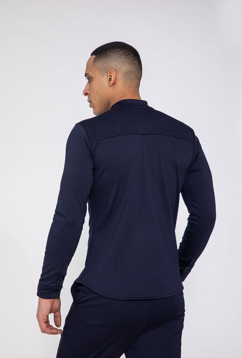 Polo col sales mao manche longue