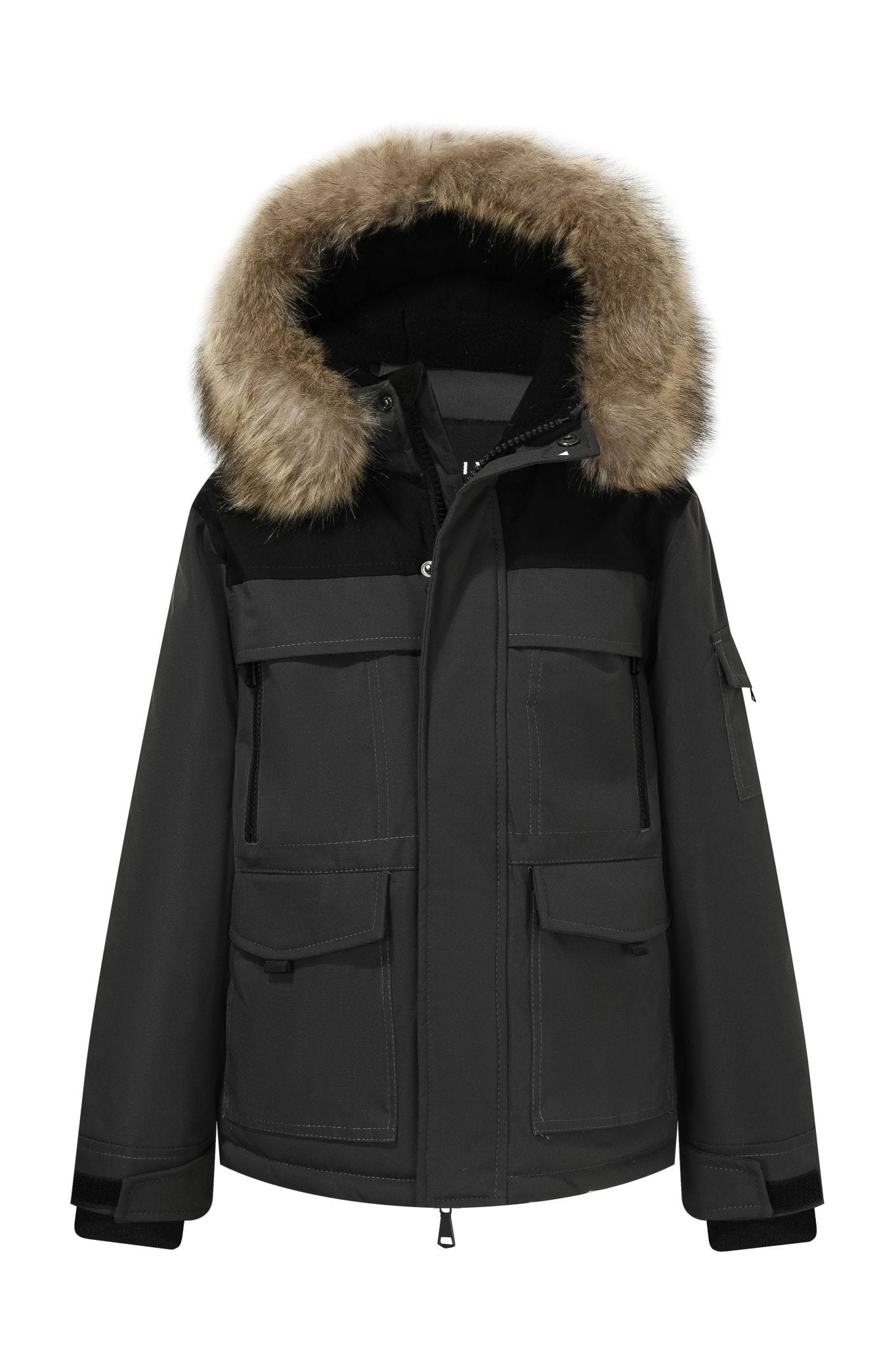 Children's down jacket with furry hood – Frilivin